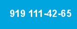 919 111-42-65 919 111-42-65